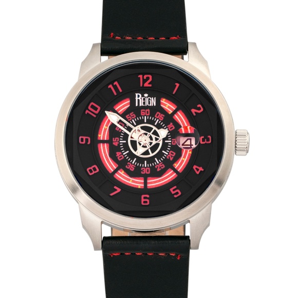NWT Men's Automatic Genuine Leather Watch - Picture 5 of 5